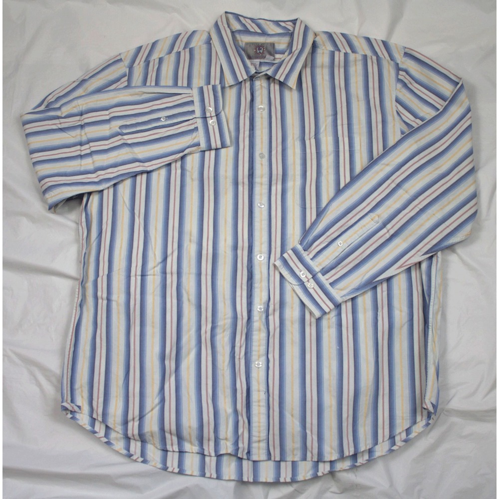 The Territory Ahead Mens‎ Long Sleeve Button Front Shirt Size 2XL